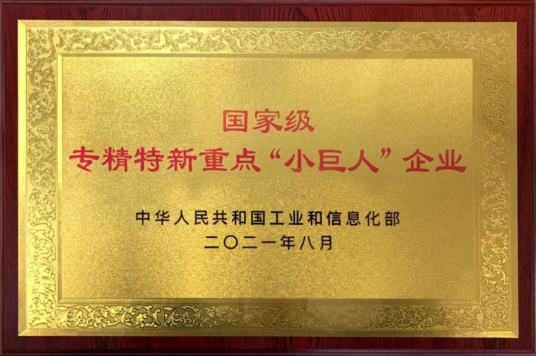 专精特新“小巨人”